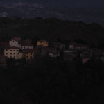 Sassi visto dall'alto di notte
